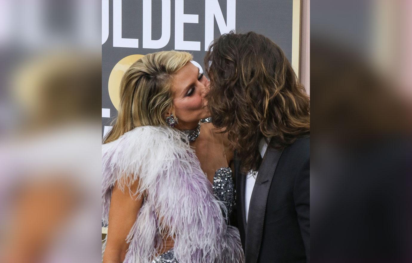 heidi klum husband tom kaulitz show some skin steamy anniversary photos