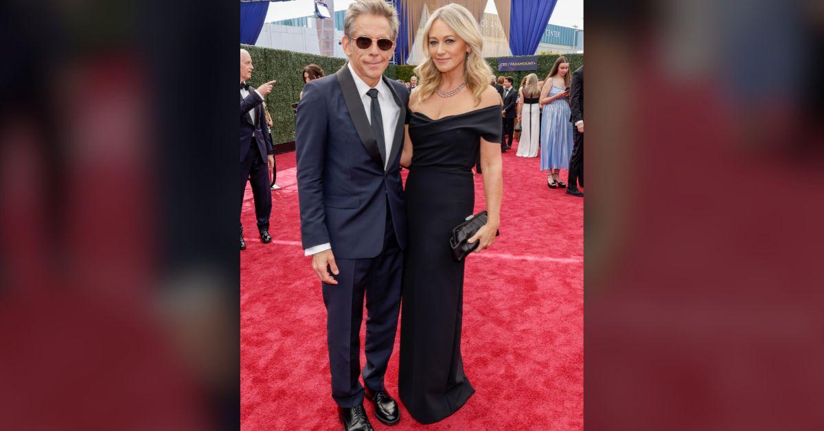 Photo of Ben Stiller and Christine Taylor hit the 2025 Emmy Awards.