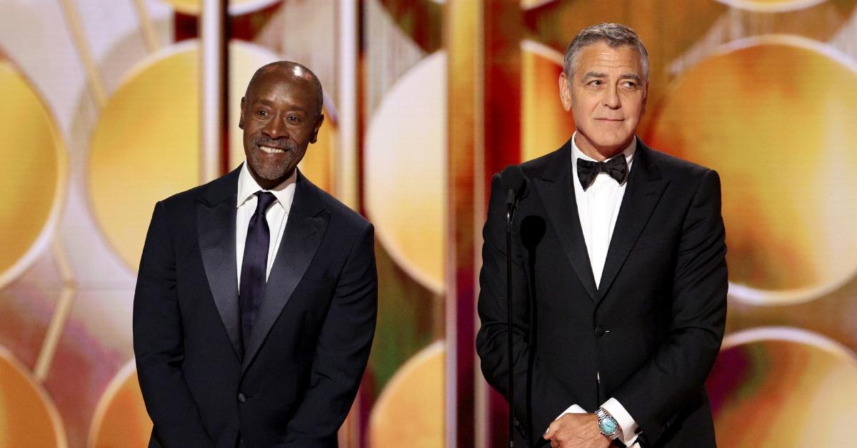 Photo Clooney spoke French while onstage to present Best Motion Picture – Drama.