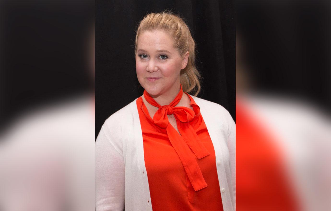 Amy Schumer In Red Blouse