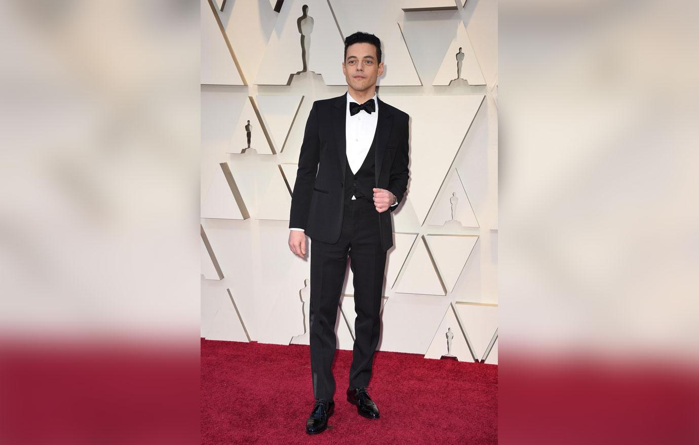 Rami Malek Oscars fall