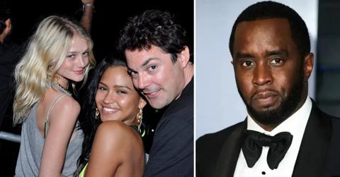 Photo of Cassie Ventura, Kerry Morgan, an unidentified man and Sean 'Diddy' Combs.