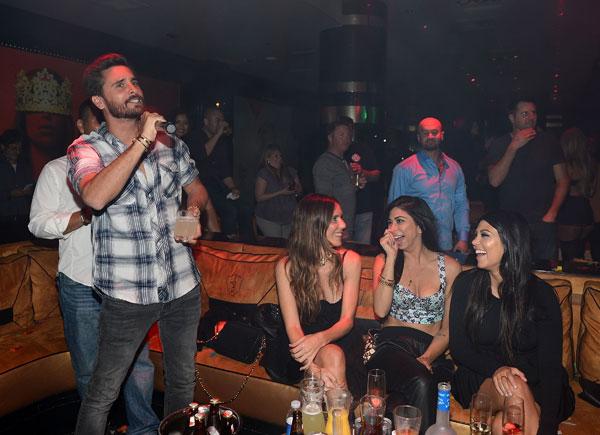 Scott disick first party host gig since breakup