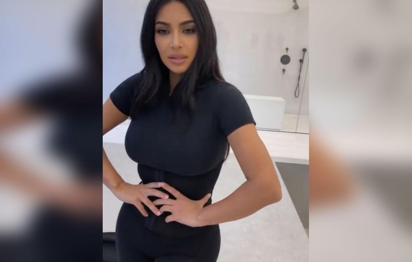Kim Kardashian Slammed For Promoting SKIMS Waist Trainers