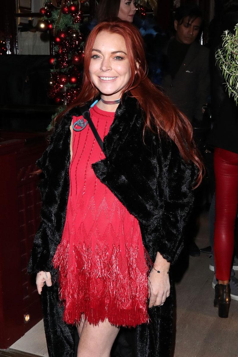 Lindsay lohan new face red carpet 5