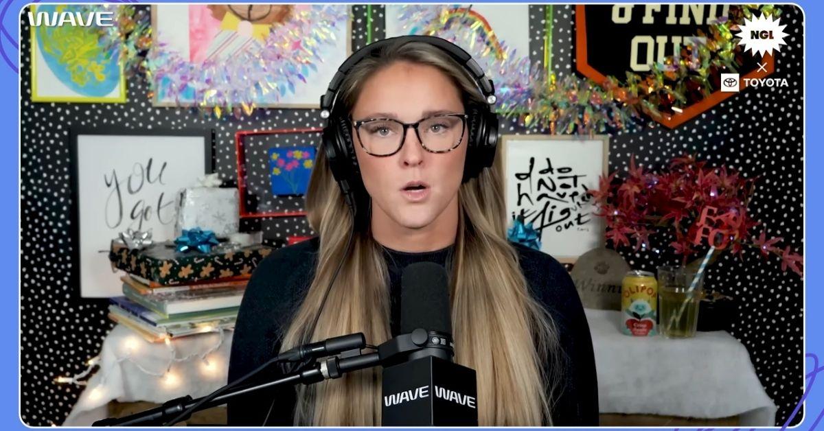 Photo of Kylie Kelce questioned her brother-in-law, Travis Kelce.