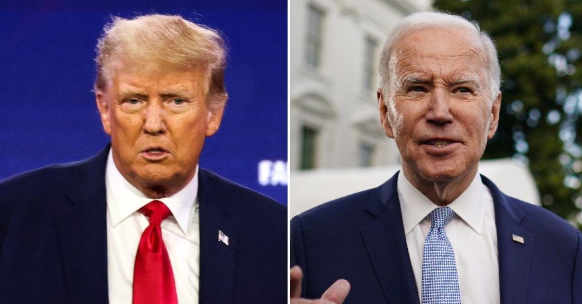 Composite photo of Donald Trump and Joe Biden.