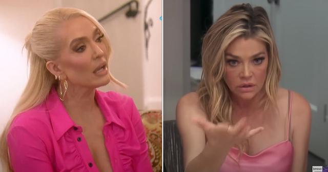 erika jayne shades denise richards strange behavior confrontation pp