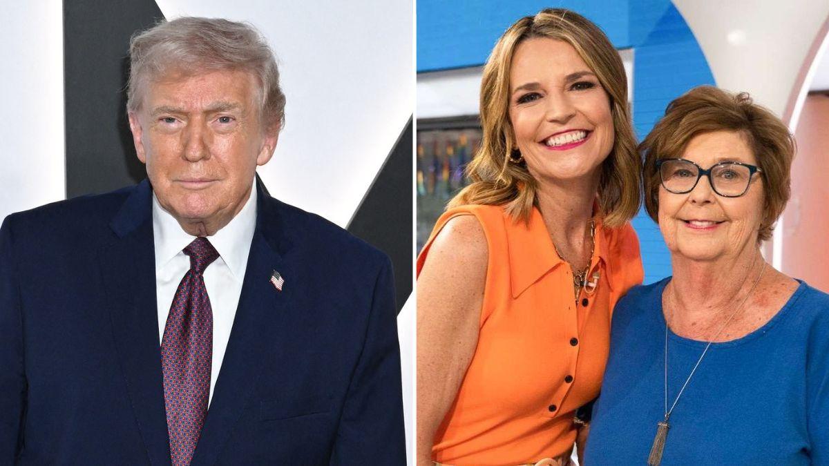 Photo of Donald Trump, Savannah Guthrie and Nancy Guthrie