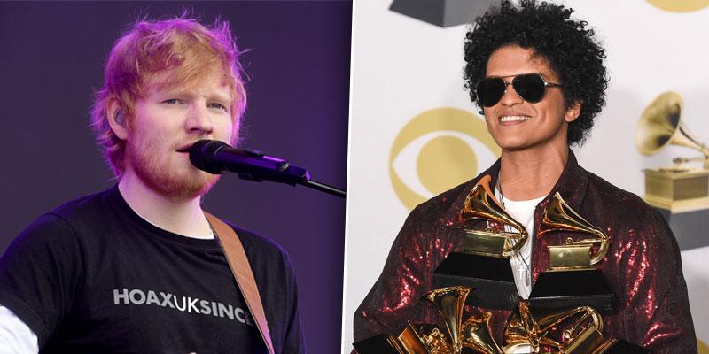 Bruno Mars ‘hires’ Ed Sheeran To Sing Happy Birthday To Him