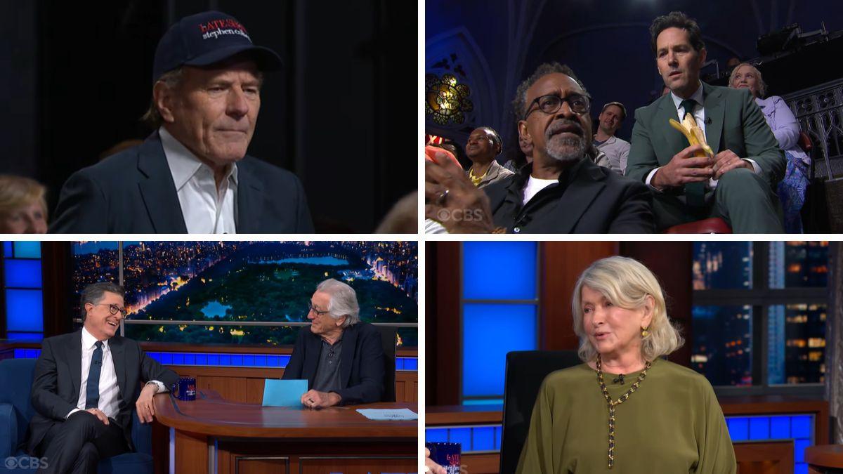 stephen colbert the late show final episode highlights opening monologue guests