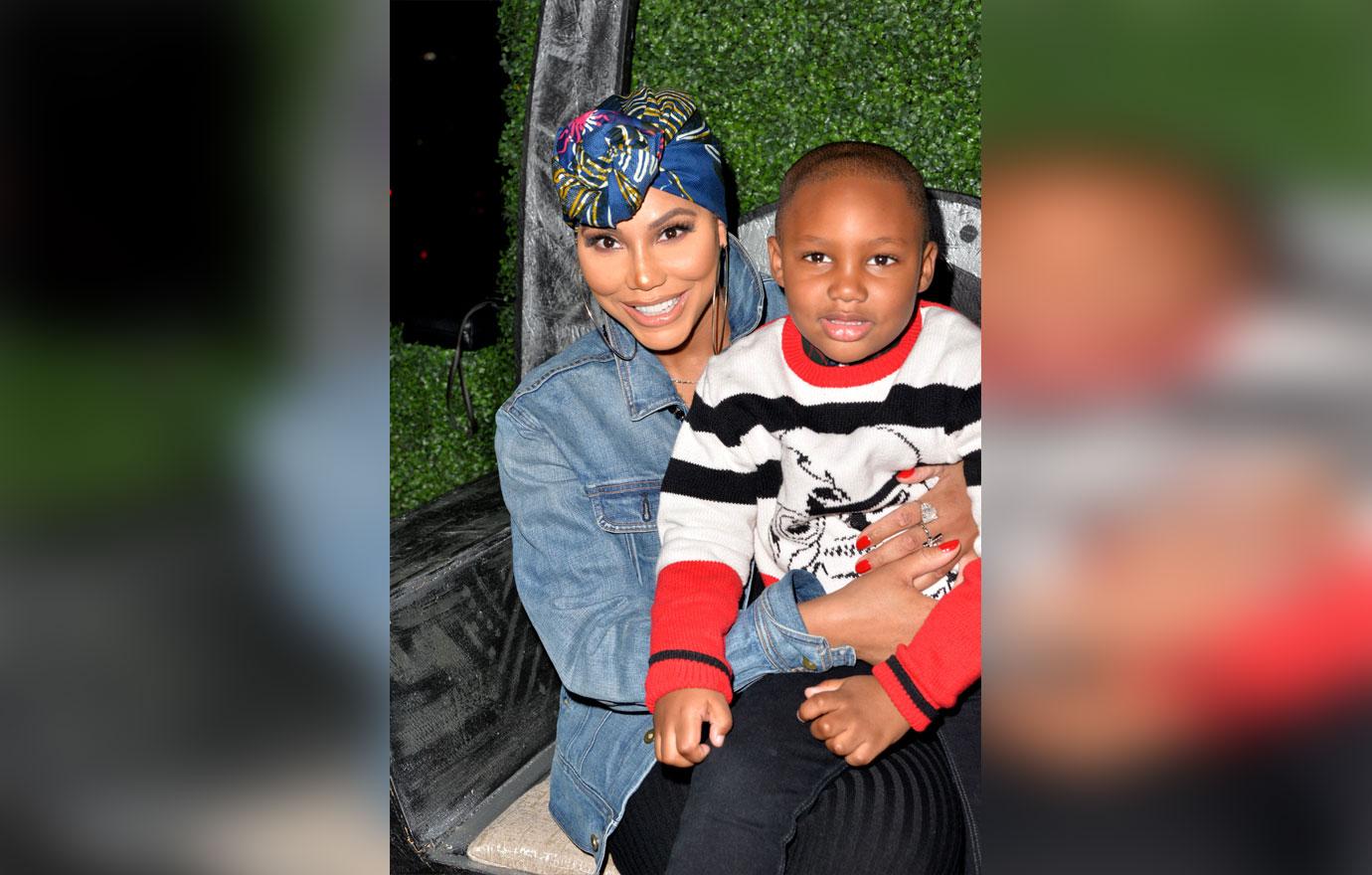 Tamar Braxton With Son Logan