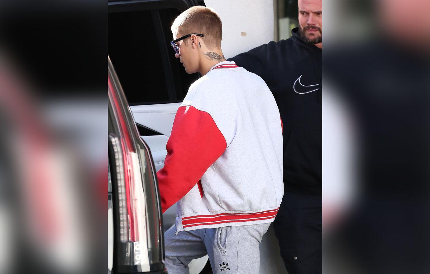 Justin Bieber leaves Ebaldi with a new hair cut