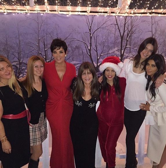 Kardashian christmas party 9