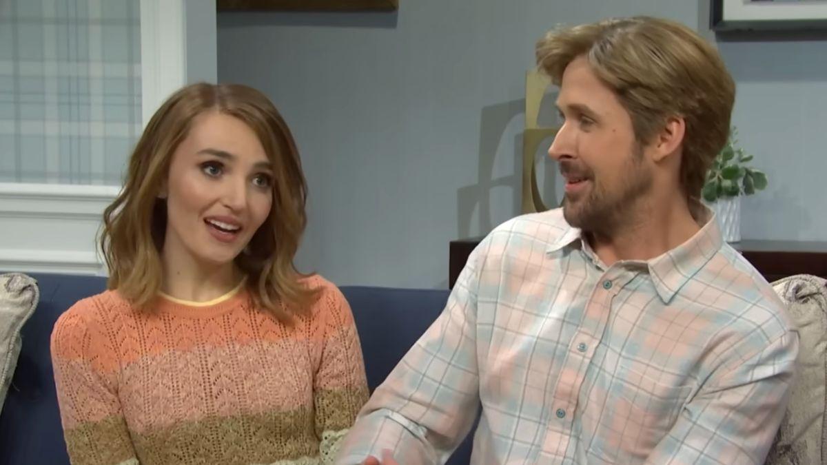 image of Chloe Fineman also appeared alongside Ryan Gosling on 'SNL.' 