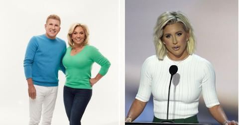 Composite photo of Todd Chrisley, Julie Chrisley and Savannah Chrisley
