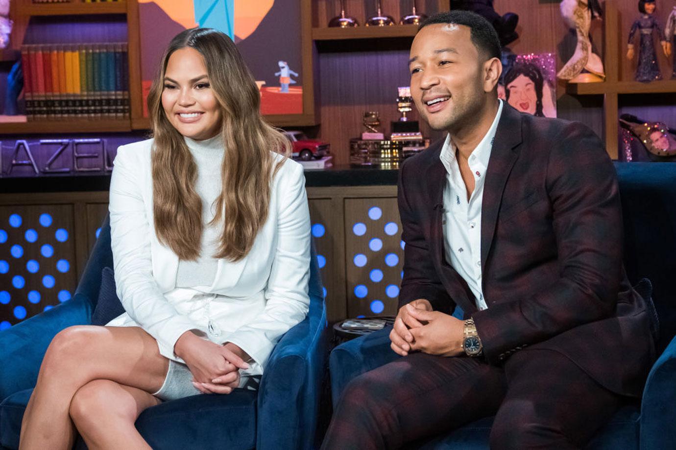 Chrissy Teigen And John Legend Appear On 'WWHL'