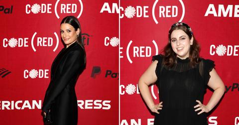 code red broadway hamilton lea michele beanie feldstein covid