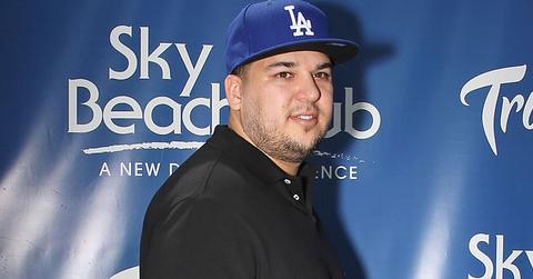 Rob Kardashian Poses On The Red Carpet