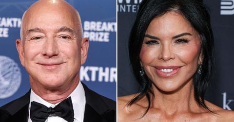photo of Jeff Bezos and Lauren Sánchez