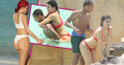 kylie jenner birthday pda sexy bikini tyga