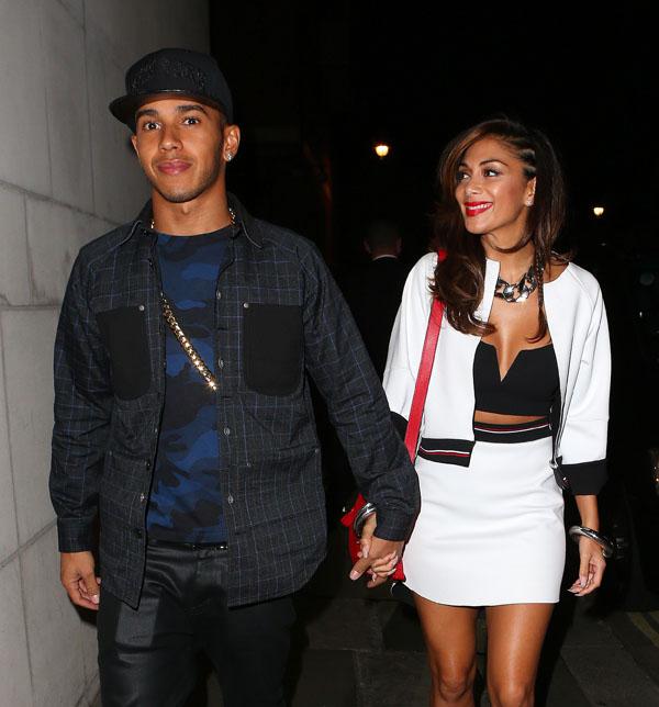 EXCLUSIVE: Nicole Scherzinger and Lewis Hamilton have a night out together in London