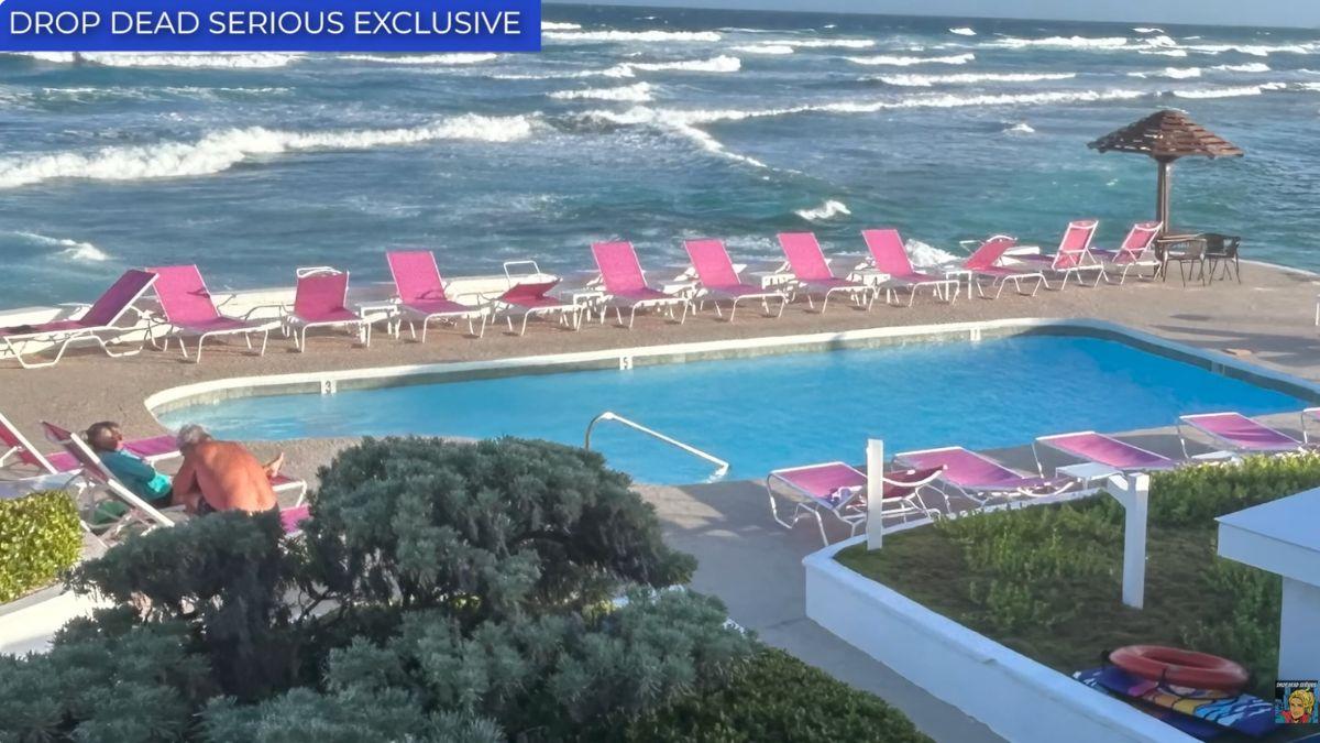 image of Lynette Hooker was seen lounging by a pool before her disappearance.