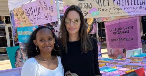 angelina jolie daughter zahara spotted nyc