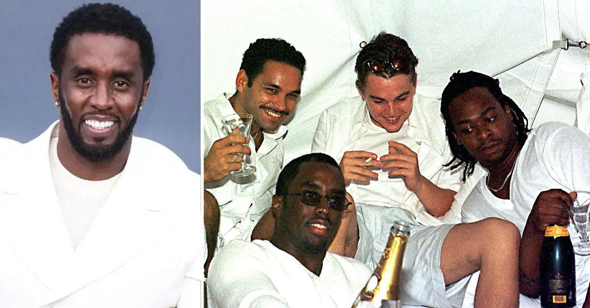 Photo of Sean 'Diddy' Combs and a picture from one of his parties in 1999.