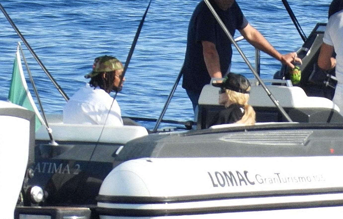 madonna young boyfriend aikeem morris out in portofino