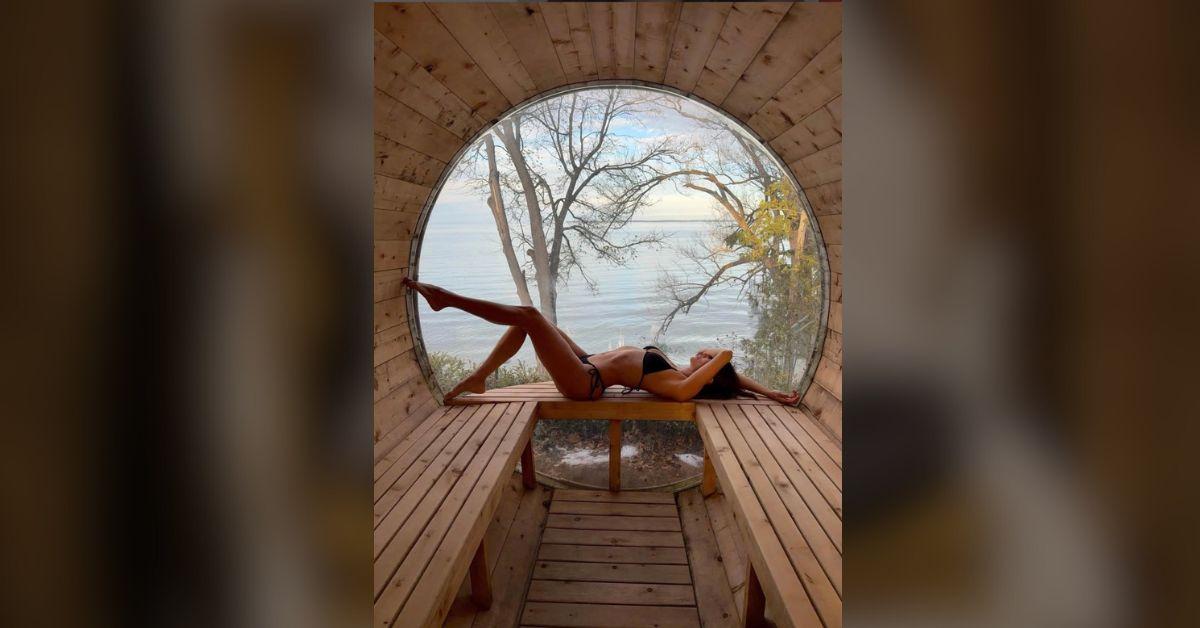 image of The 'Vampire Diaries' alum showed off her body in a skimpy bikini.