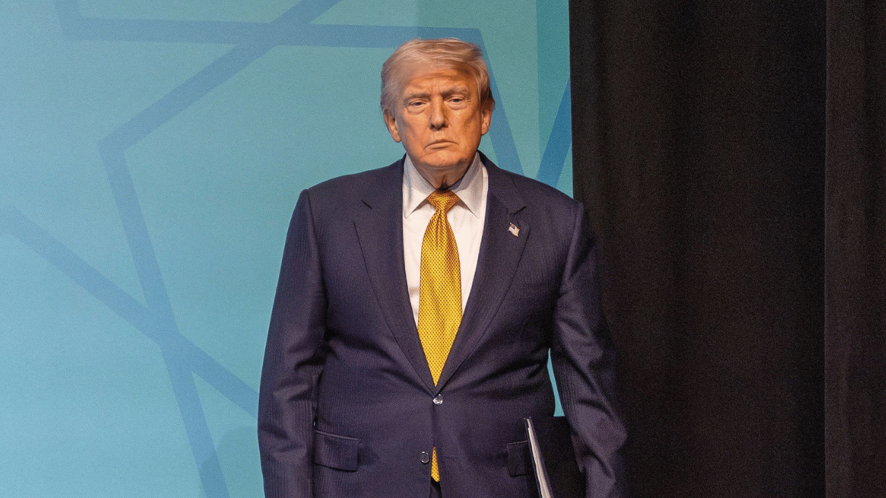 photo of Natalie Harp's estranged brother said she has an 'unhealthy obsession' with the president.