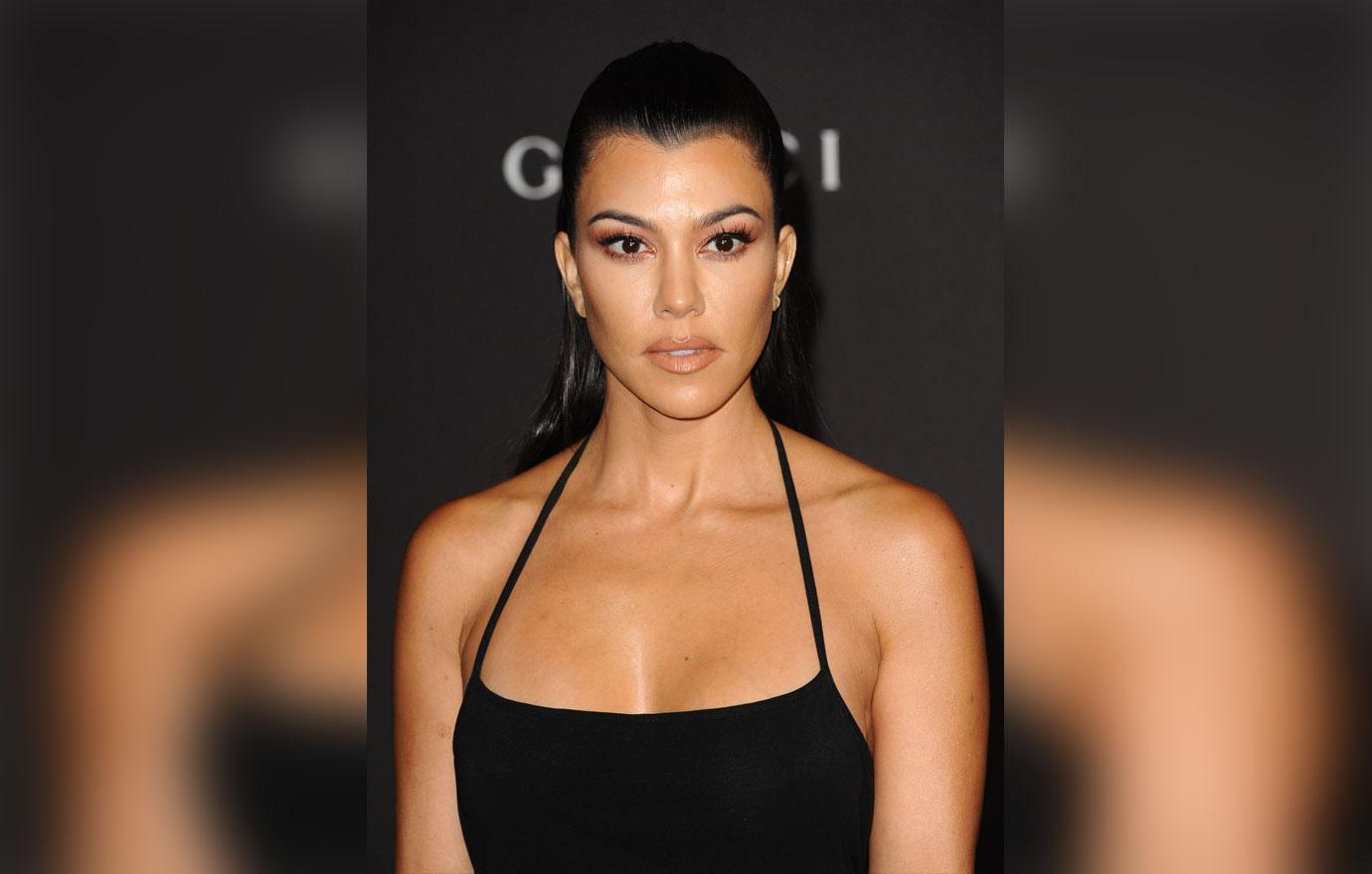 Kourtney Kardashian Closeup At LACMA Art + Film Gala