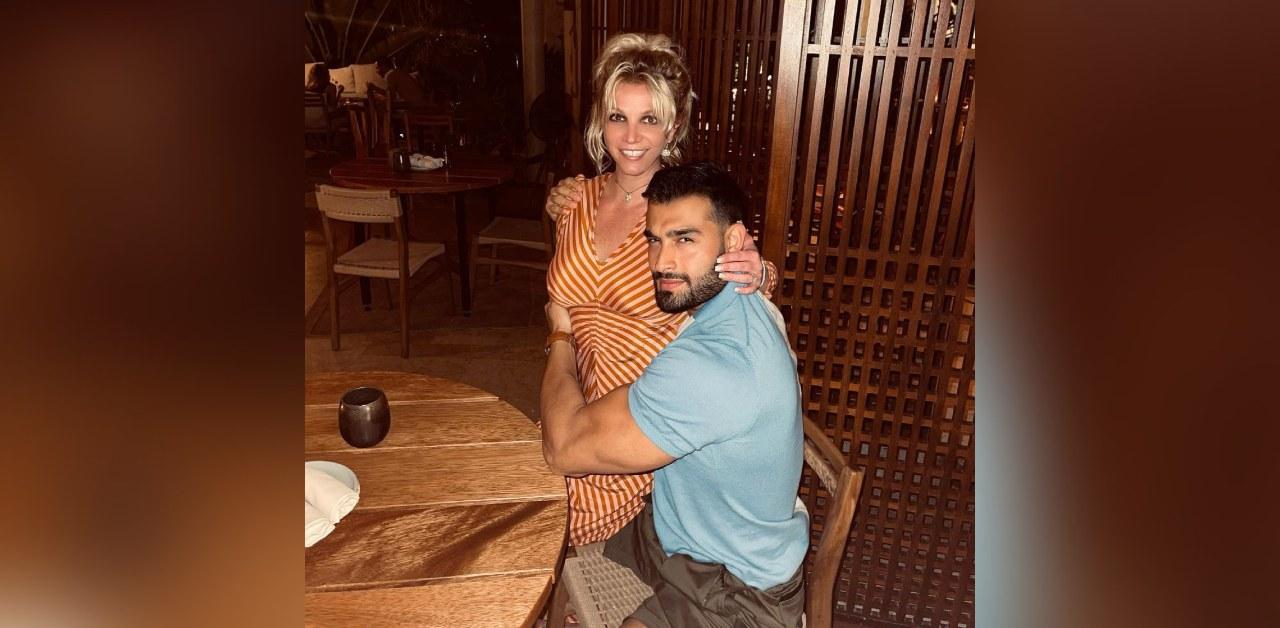 britney spears husband sam asghari date night