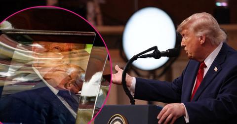 Composite photo of Donald Trump.