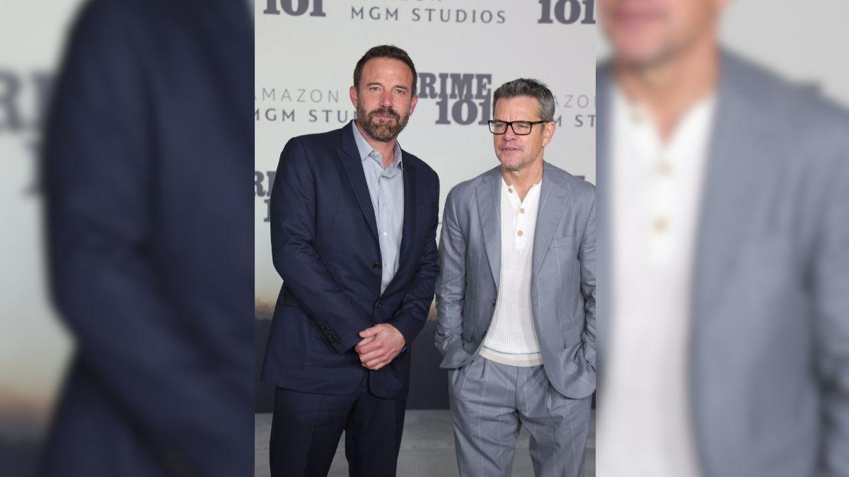 Image of Matt Damon and Ben Affleck cofounded their production company, Artists Equity, in 2022.