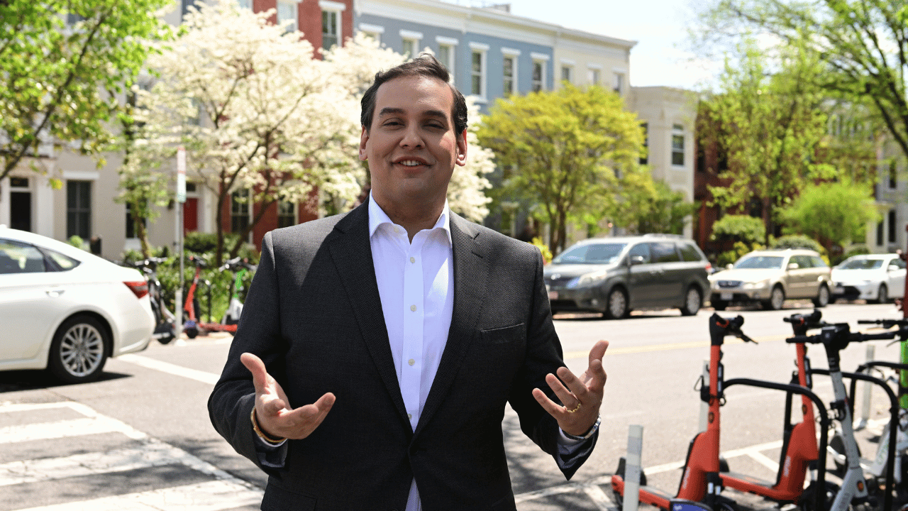 photo of George Santos had 'some cold initial introductions' to other contestants on the show.