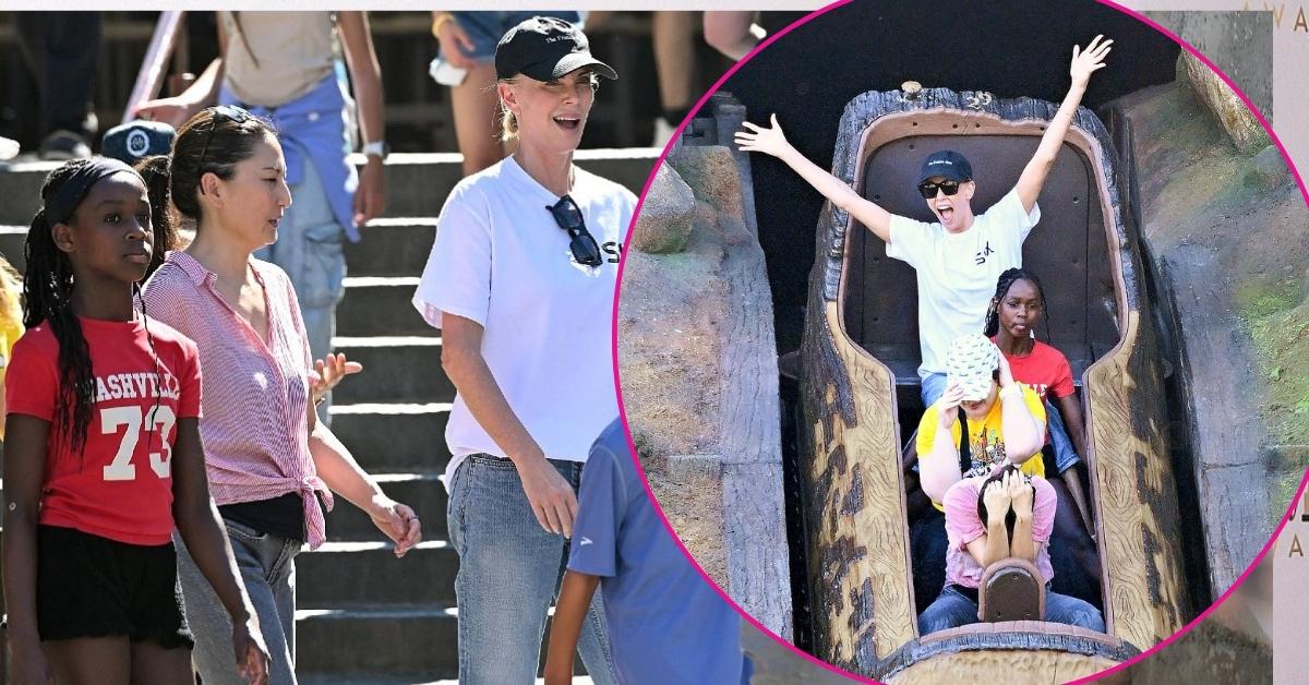 Charlize Theron Goes Full Mom Mode During Disneyland Outing With Her Rarely Seen Daughter: Photos