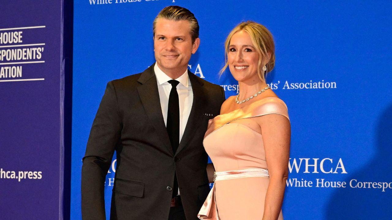 Image of Pete Hegseth’s wife, Jennifer Hegseth, had been at the center of a lawsuit over her communications with senior Pentagon officials.
