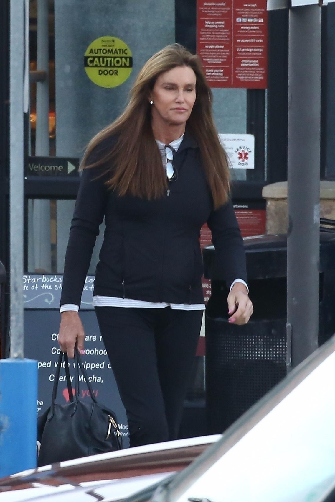 *EXCLUSIVE* Caitlyn Jenner and Sophia Hutchins stop by Pavilions to grab a few things