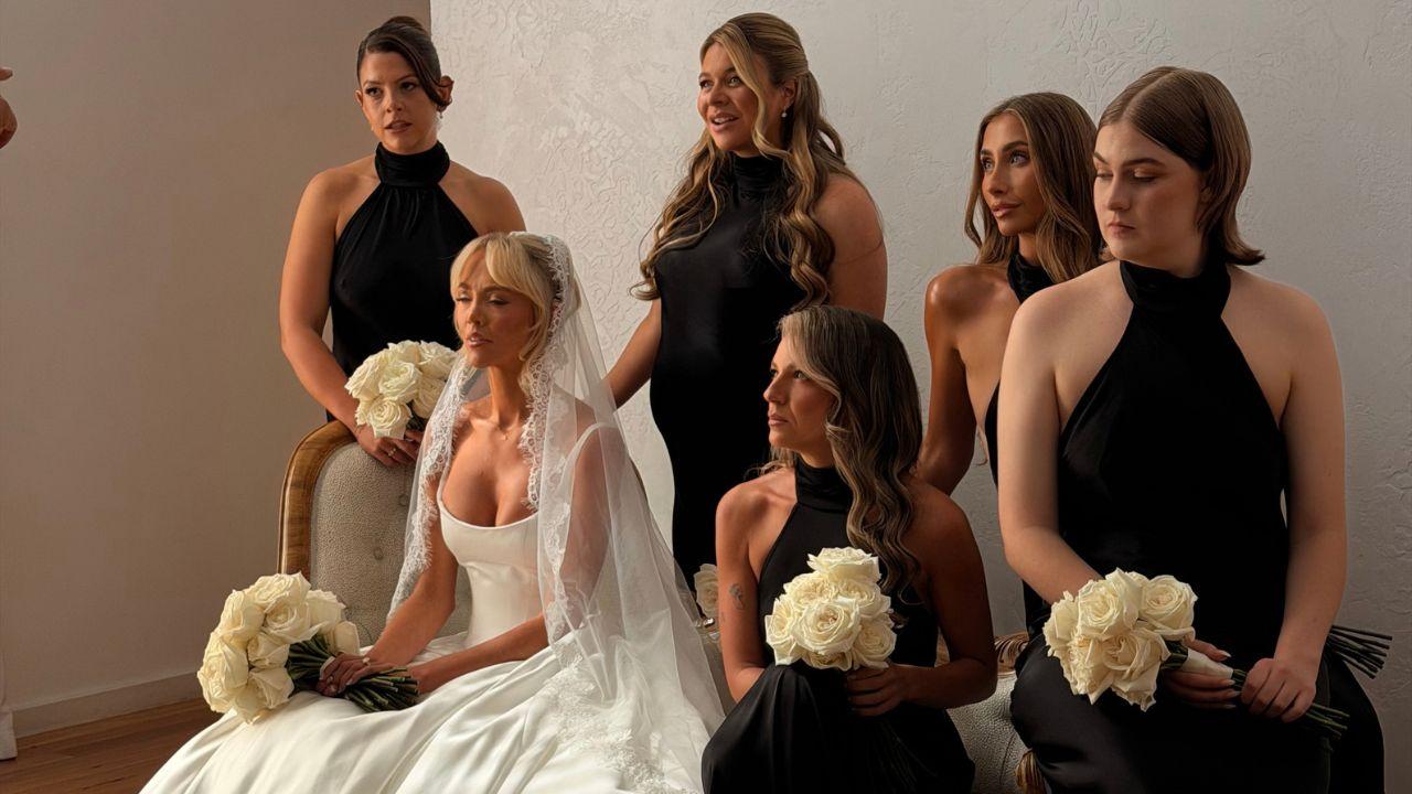 image of Many songs throughout Annie Knight's wedding were Taylor Swift.