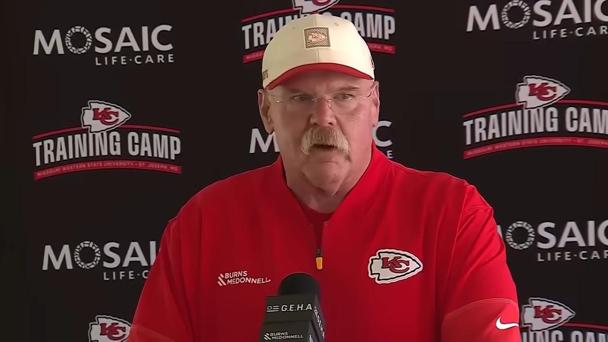 Photo of Kansas City Chiefs head coach Andy Reid addressed the situation in a press conference on July 27.