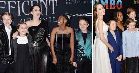 angelina jolies sweetest moments with her  kids