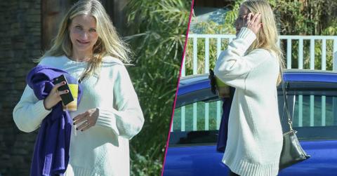 cameron diaz baby bump