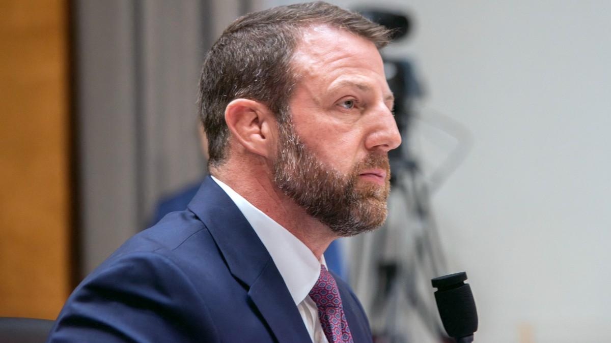 Image of Department of Homeland Security Secretary Markwayne Mullin was previously a plumber and MMA fighter.