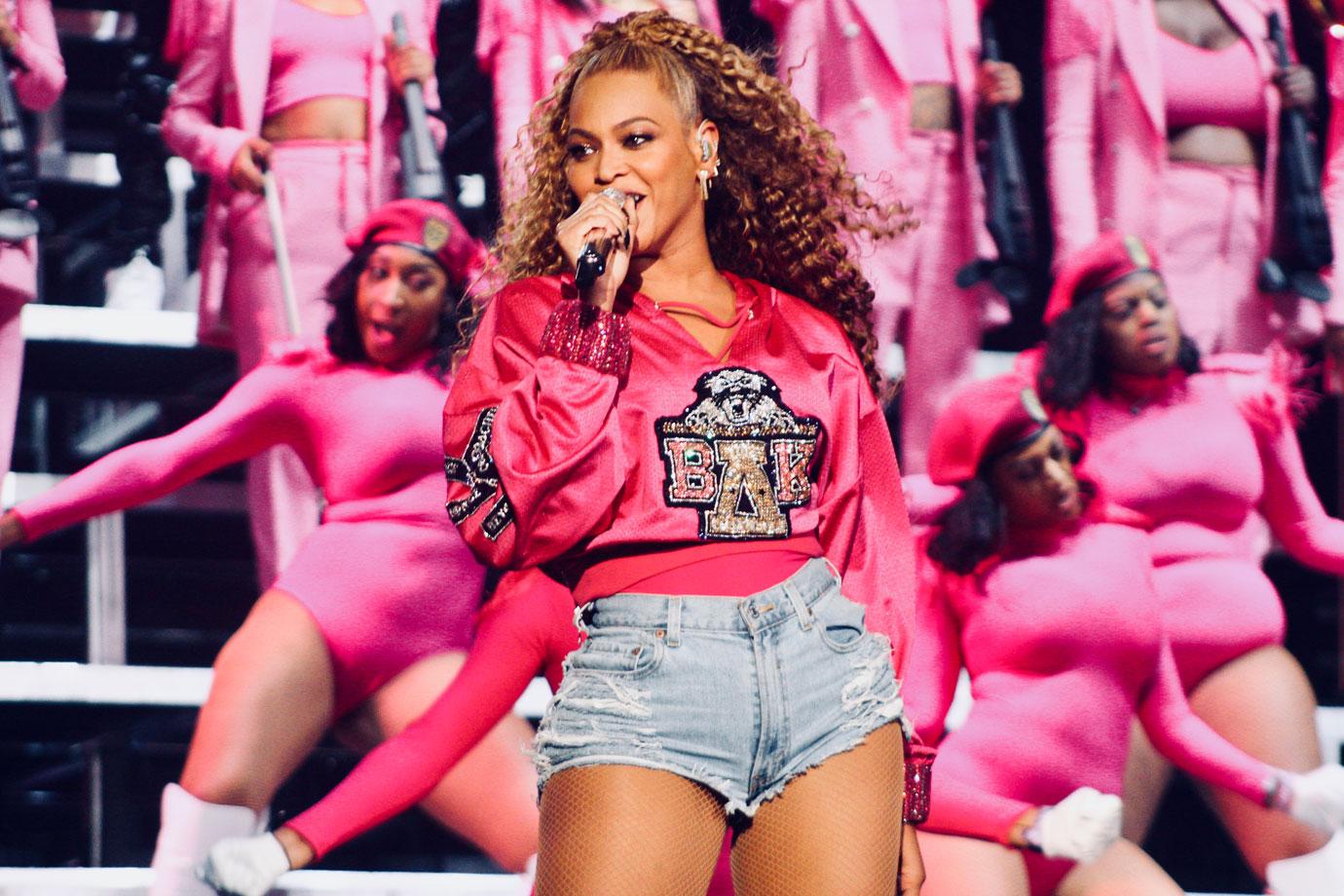 Beyonce On Stage At Coachella 2018