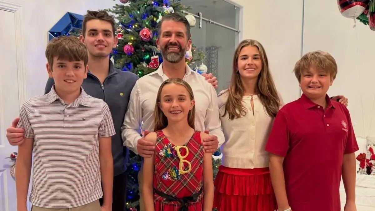 Photo of Donald Trump Jr. allegedly doesn't want Tiger Woods driving the kids he shares with ex-wife Vanessa Trump.