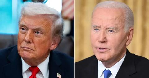 Photo of Donald Trump and Joe Biden