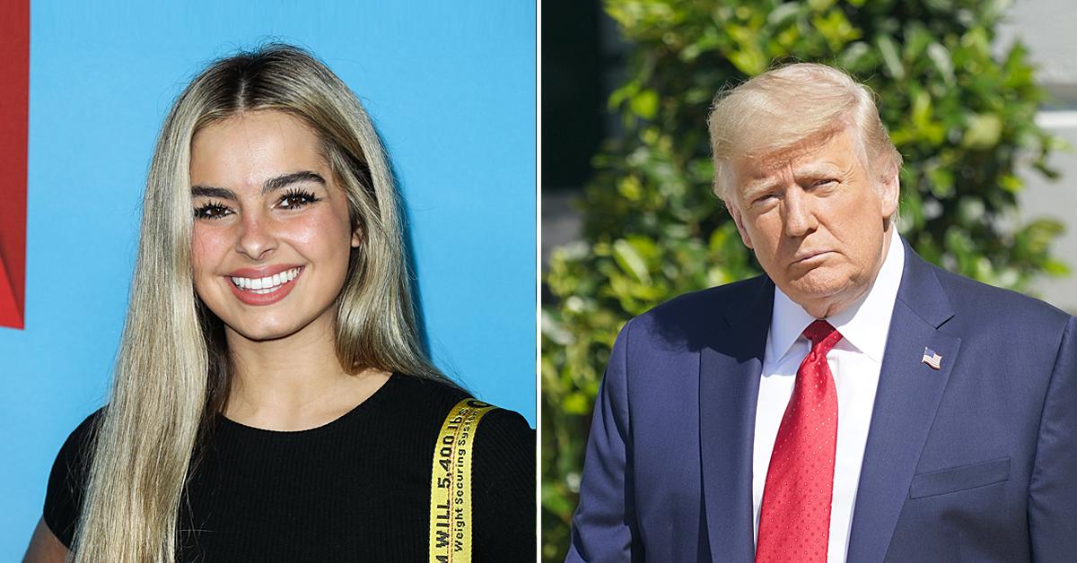 Addison Rae Gets 'Canceled' By Fans For Introducing Herself To Donald Trump