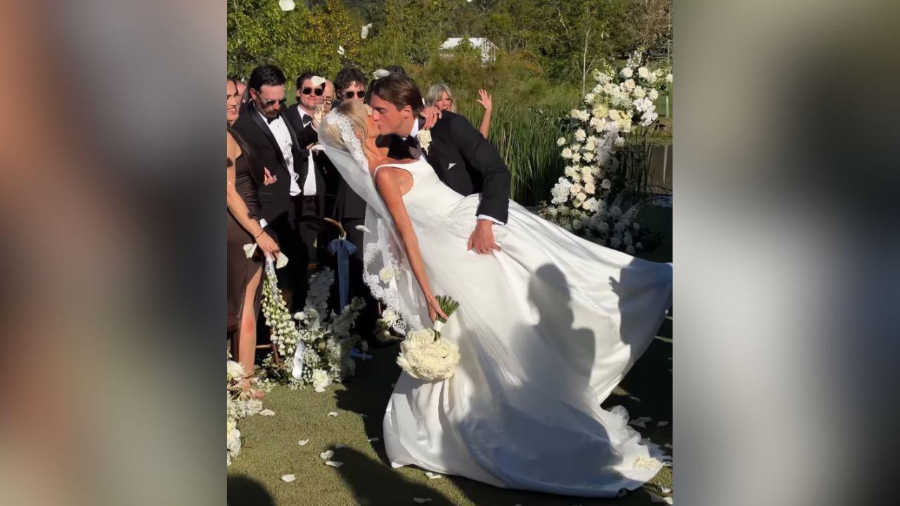image of Annie Knight said the remark was made by a close friend who was one of the wedding's emcees.